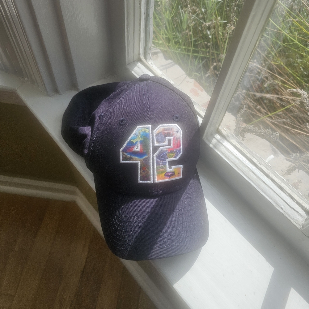 Black Cap with Colorful 42
